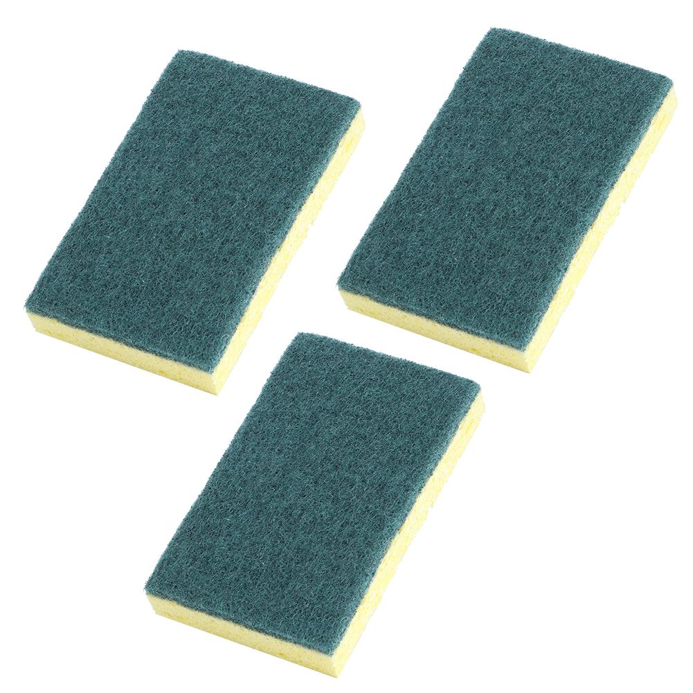 3Pcs Household Kitchen Dishwashing Cleaning Sponge Water Absorbent Pot Bowl view 4