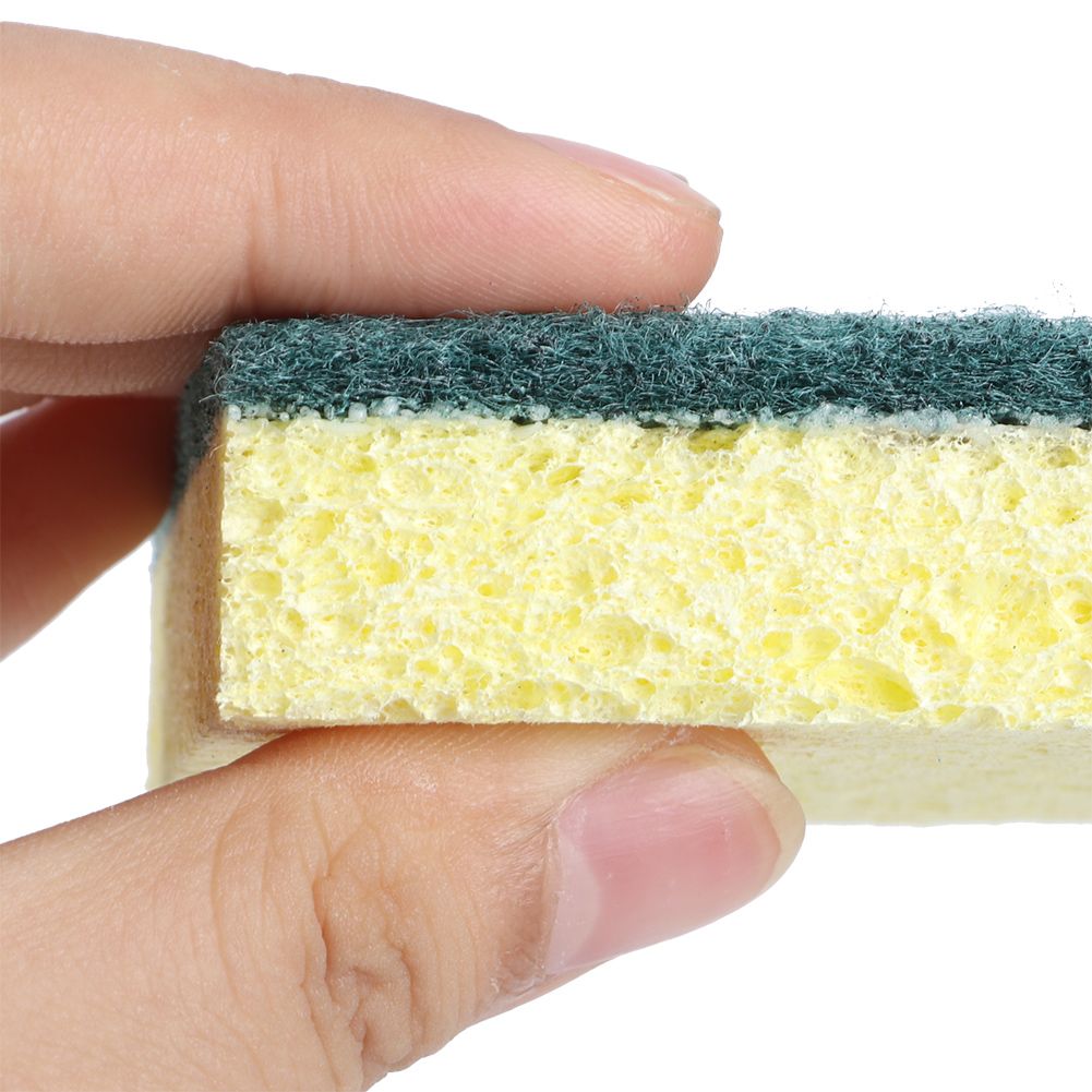 3Pcs Household Kitchen Dishwashing Cleaning Sponge Water Absorbent Pot Bowl view 7