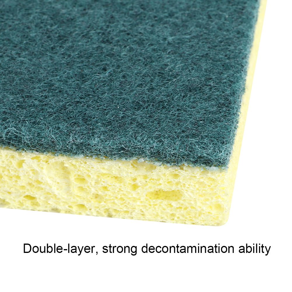 3Pcs Household Kitchen Dishwashing Cleaning Sponge Water Absorbent Pot Bowl view 11
