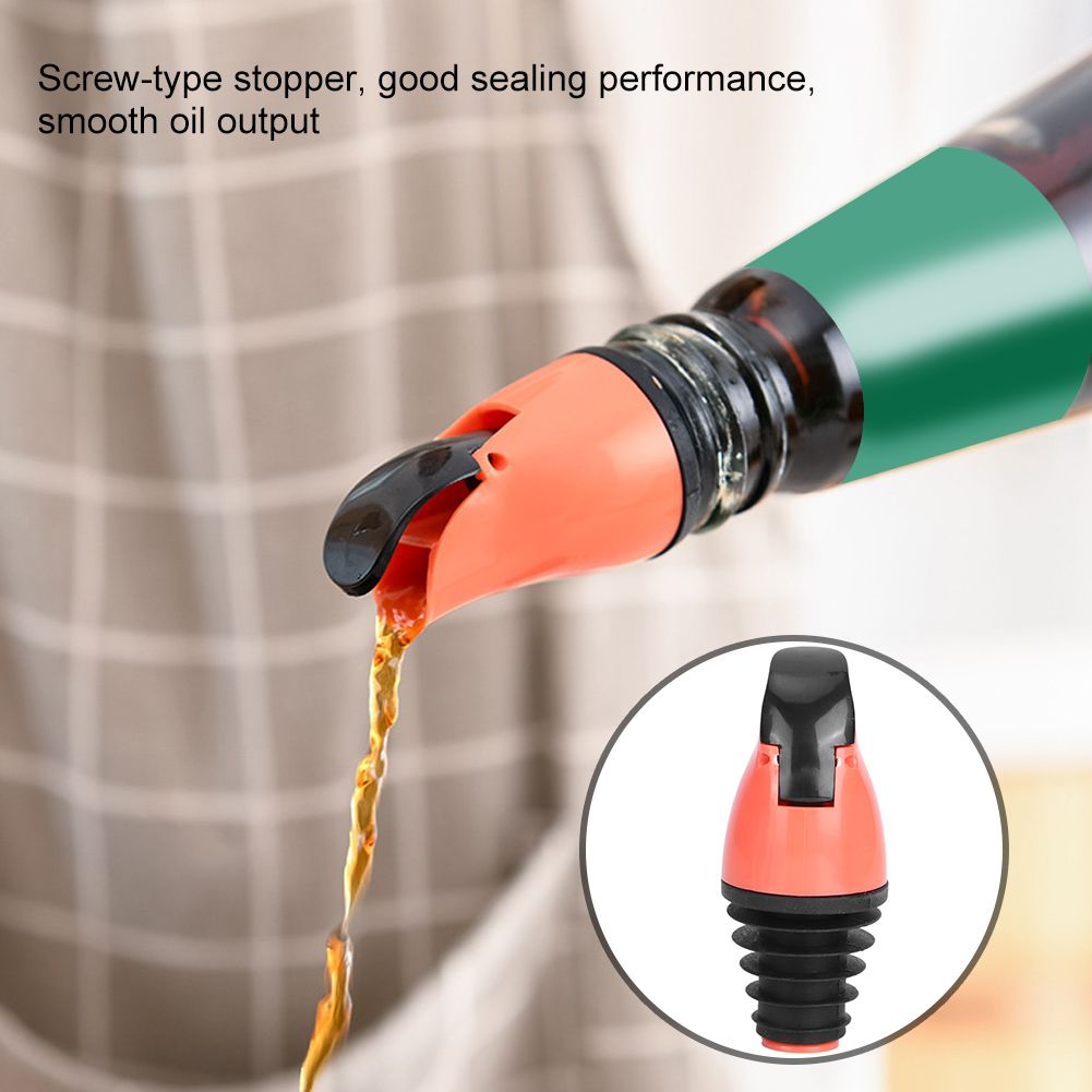 Oil Bottle Pour Spout Stopper Dispenser for Wine Soy Sauce Vinegar Bottles view 7
