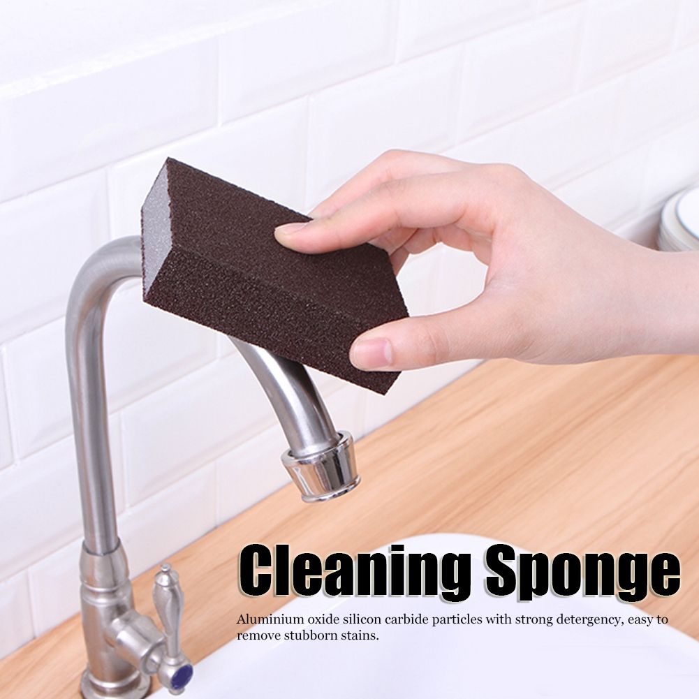 4Pcs Household Kitchen Cleaning Sponge Dish Pot Bowl Washing Cleaning Tool for view 8