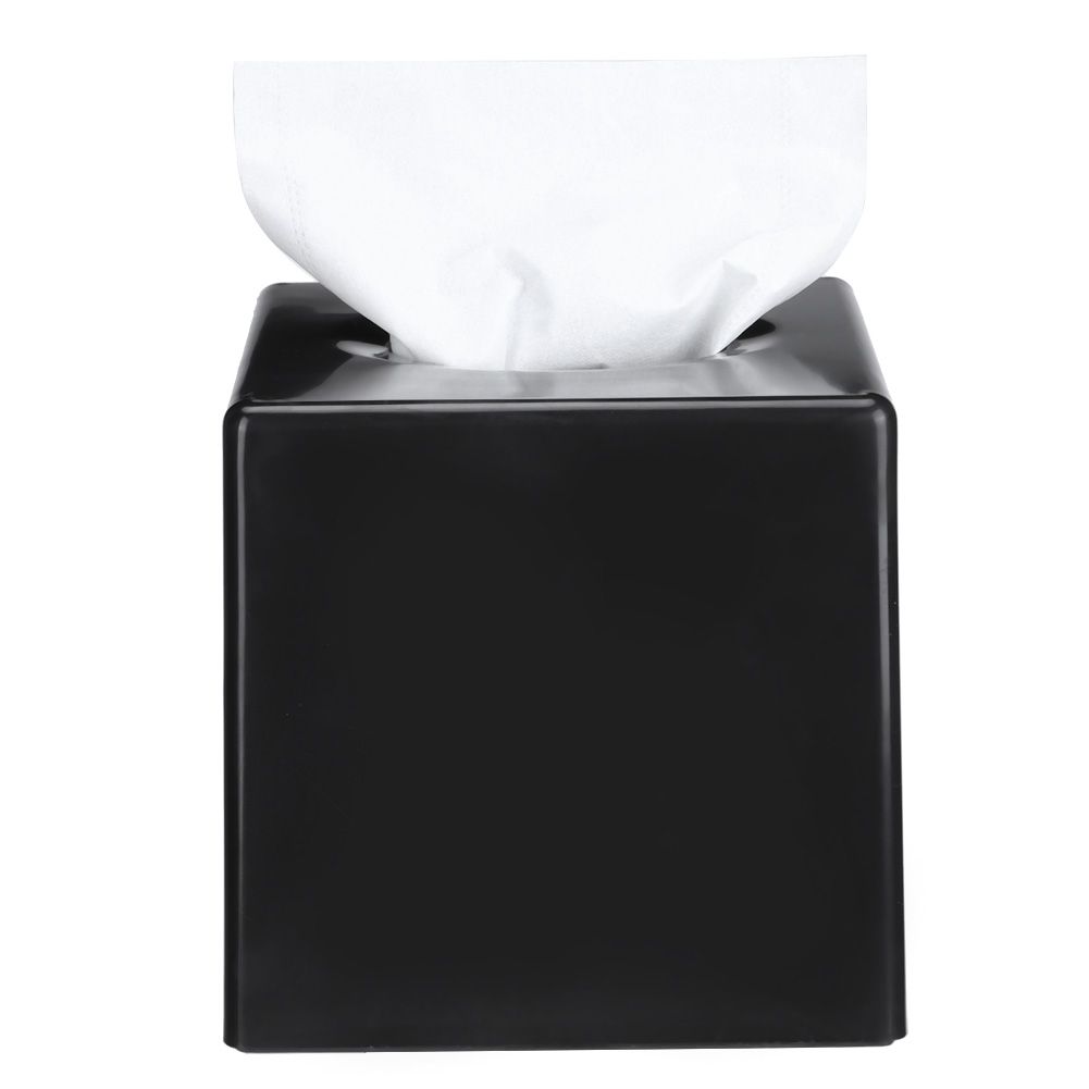 Plastic Multifunctional Square Tissue Storage Box for Living Room Bathroom Car view 9