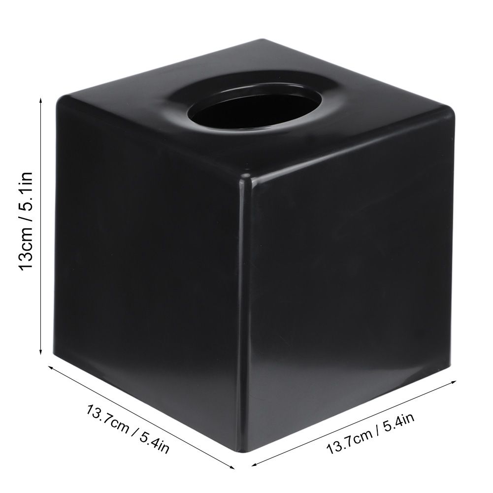 Plastic Multifunctional Square Tissue Storage Box for Living Room Bathroom Car view 12