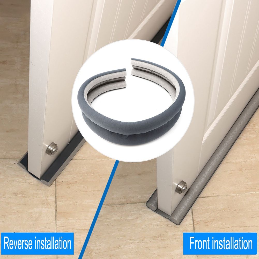 Household Flexible Wind Proof Dust Proof Door Bottom Sealing Strip Sound view 11
