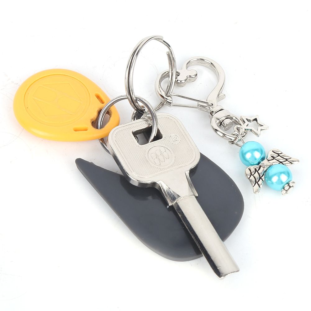 10pcs Keychain Key Ring HeartShaped Buckle Keyring Charm Pendant Gift Bag view 9