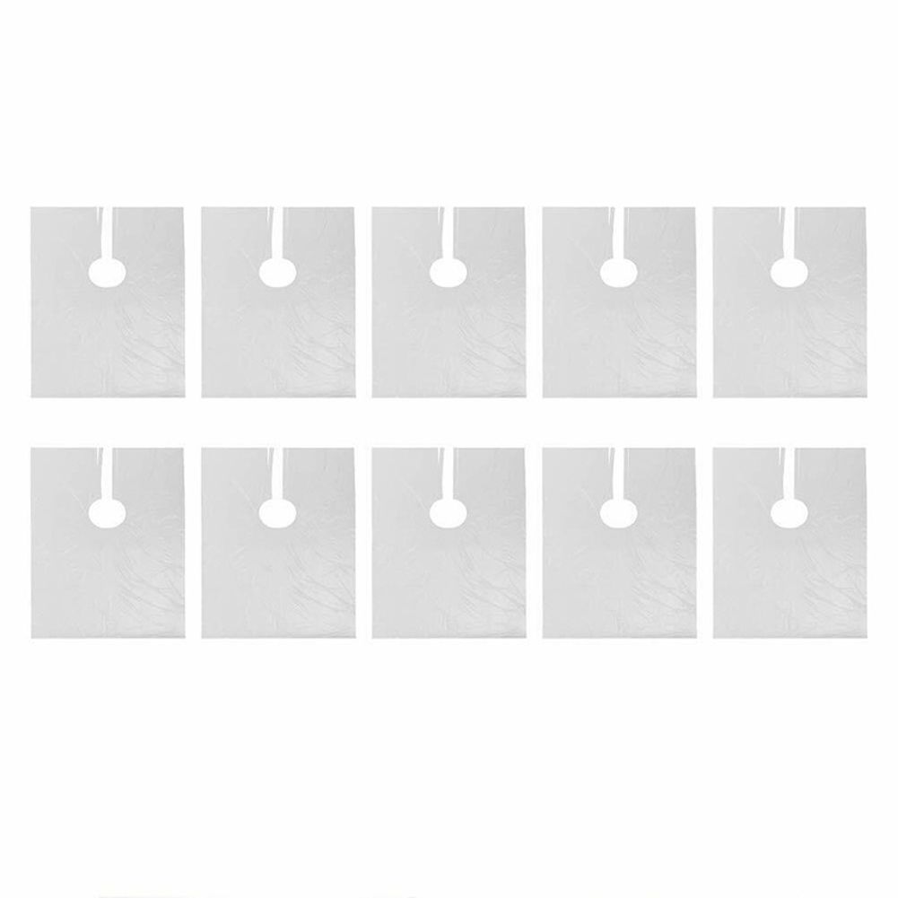 100pcs Disposable Salon Apron Cape Gown Waterproof Hair Cutting Cover for Home view 2