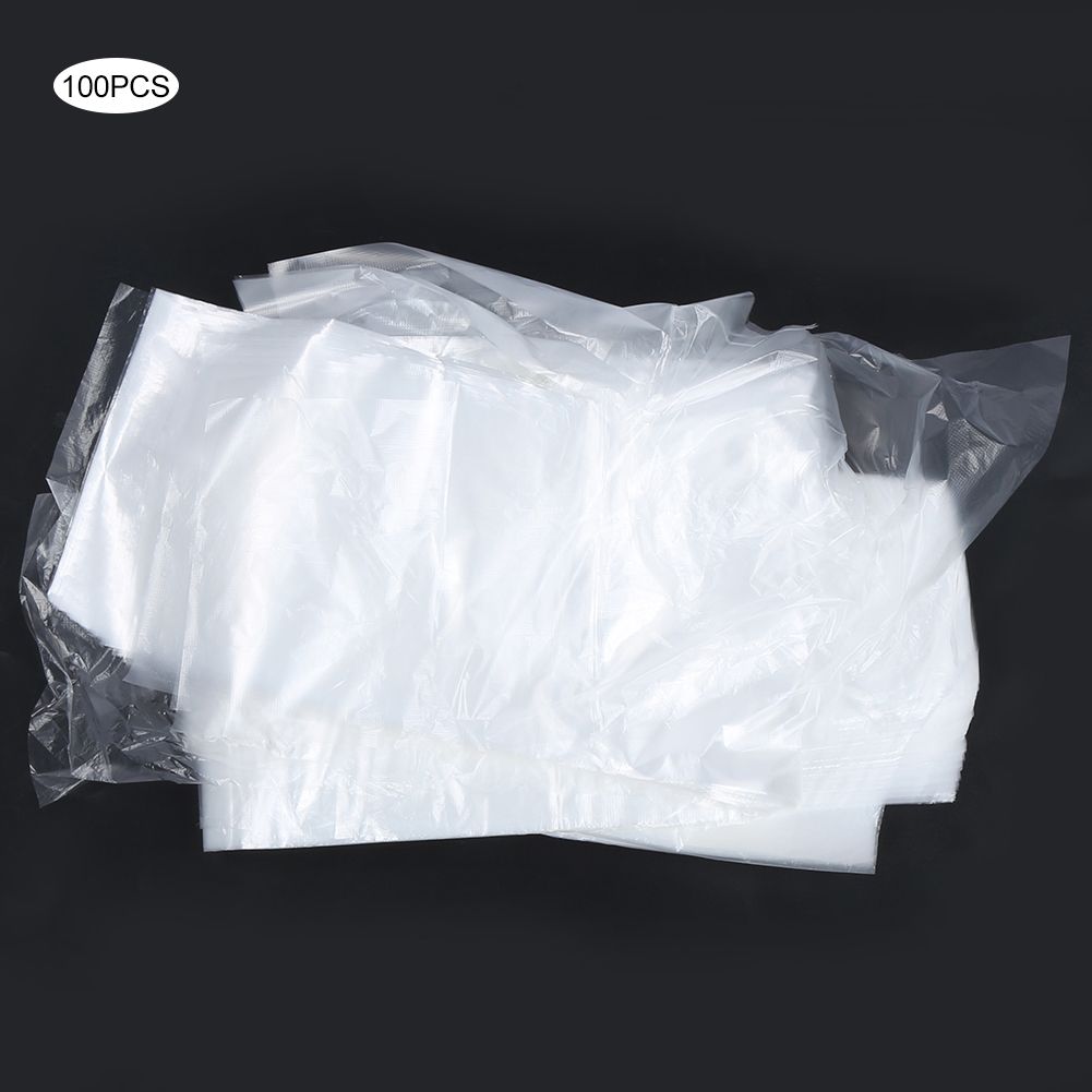 100pcs Disposable Salon Apron Cape Gown Waterproof Hair Cutting Cover for Home view 5
