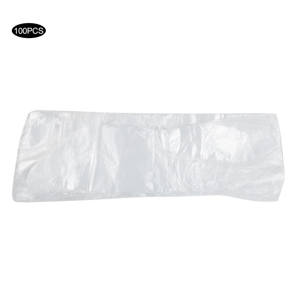 100pcs Disposable Salon Apron Cape Gown Waterproof Hair Cutting Cover for Home view 9