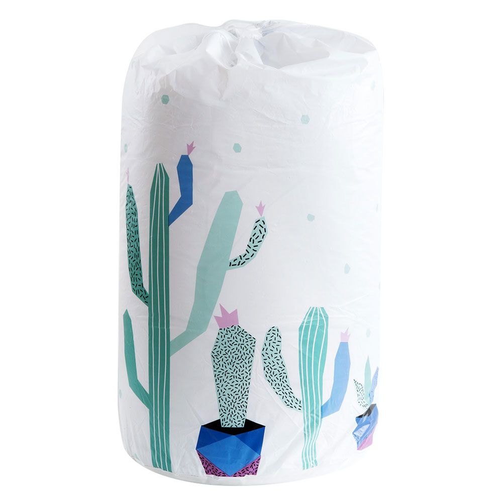 Cylindrical Large Clothes Pillow Blanket Quilt Storage Bags Reusable view 2