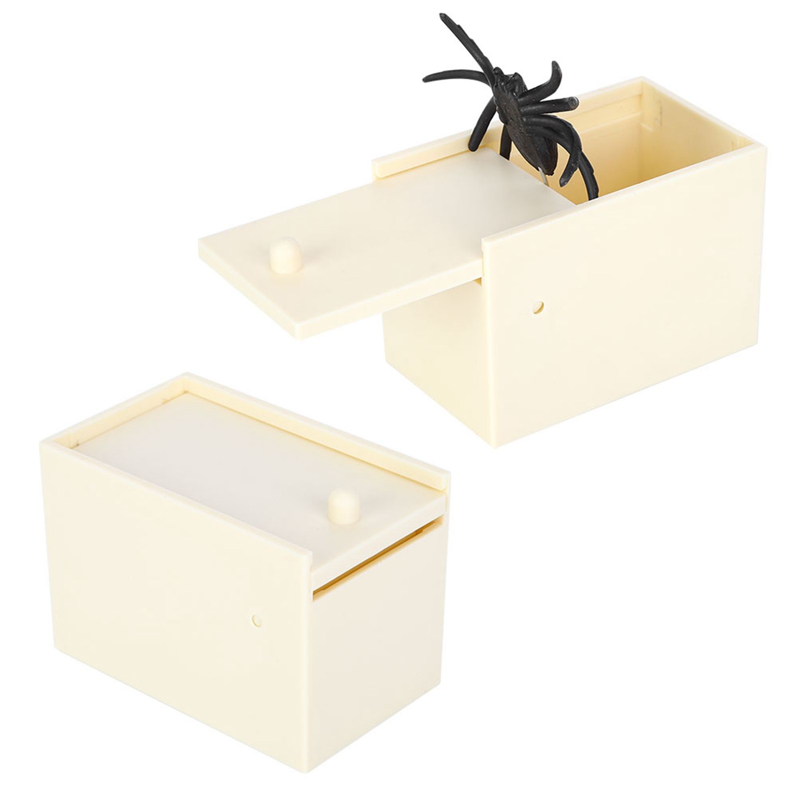 Simulation Fake Spider Box Funny Trick Prank Toy Gift for Halloween April view 4
