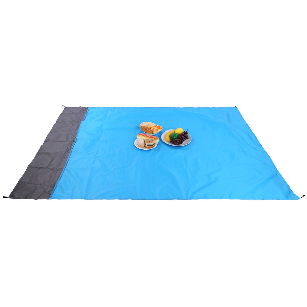 1.4x2m Blue Camping Mattress Waterproof Beach Blanket Portable Outdoor Picnic view 5