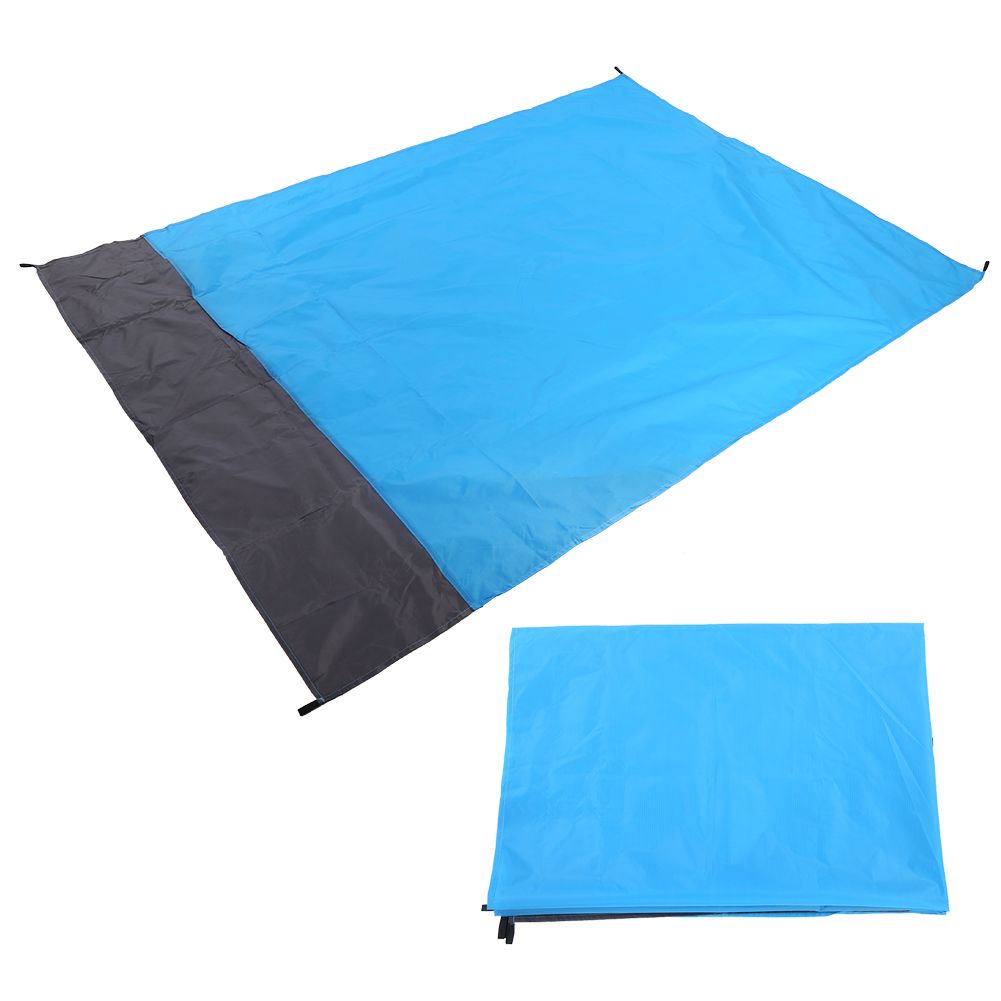 1.4x2m Blue Camping Mattress Waterproof Beach Blanket Portable Outdoor Picnic view 8