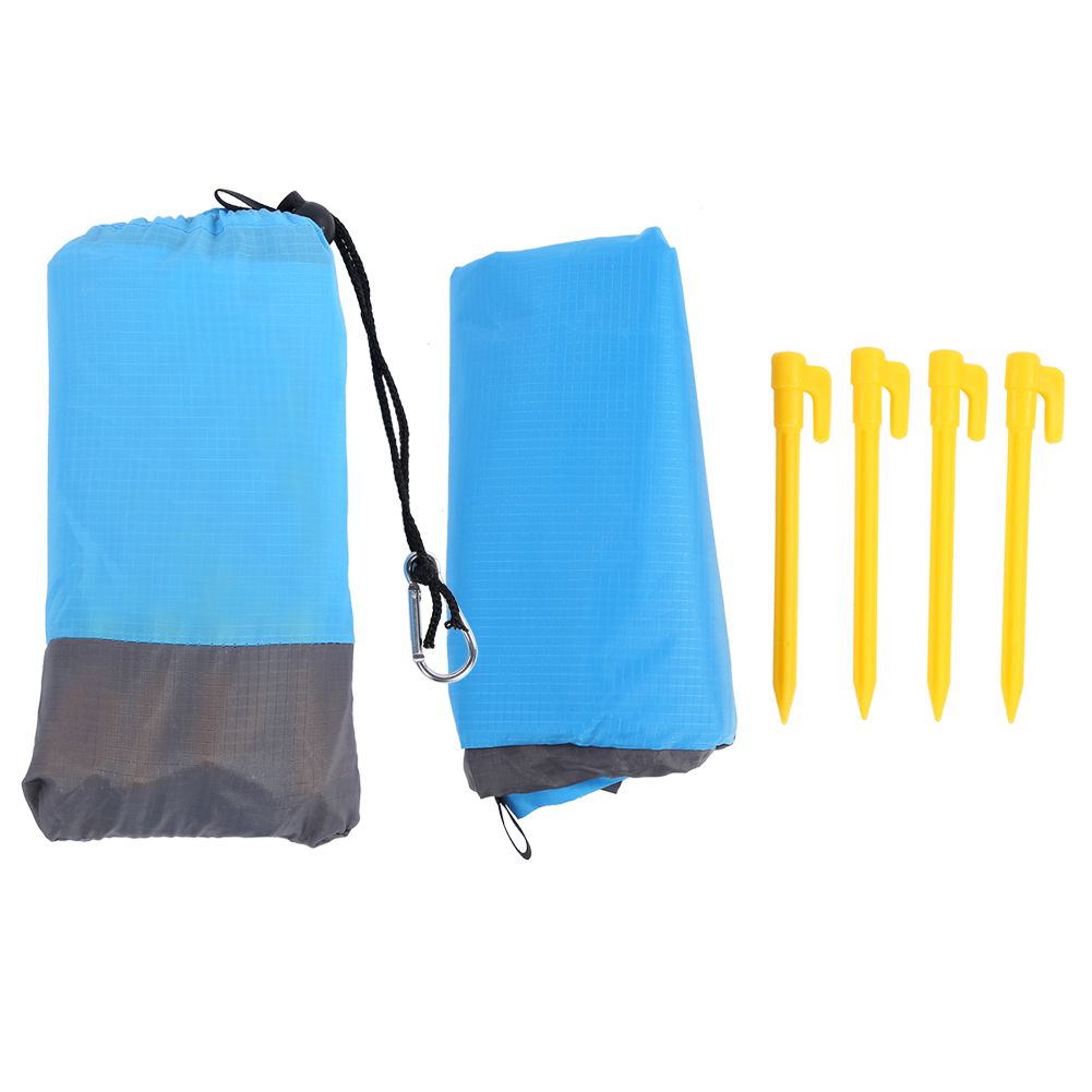 1.4x2m Blue Camping Mattress Waterproof Beach Blanket Portable Outdoor Picnic view 11