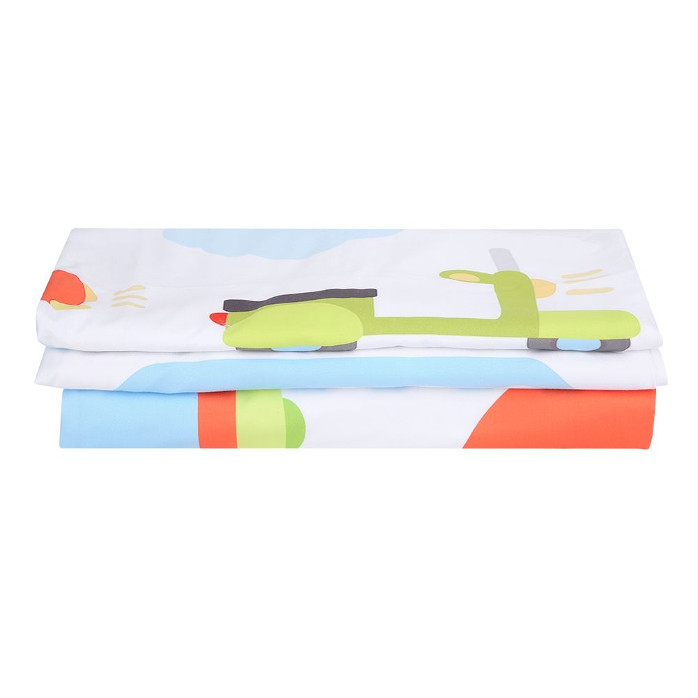 3Pcs/Set Polyester Fiber Quilt Cover Pillowcase Kit Comfortable Household view 8
