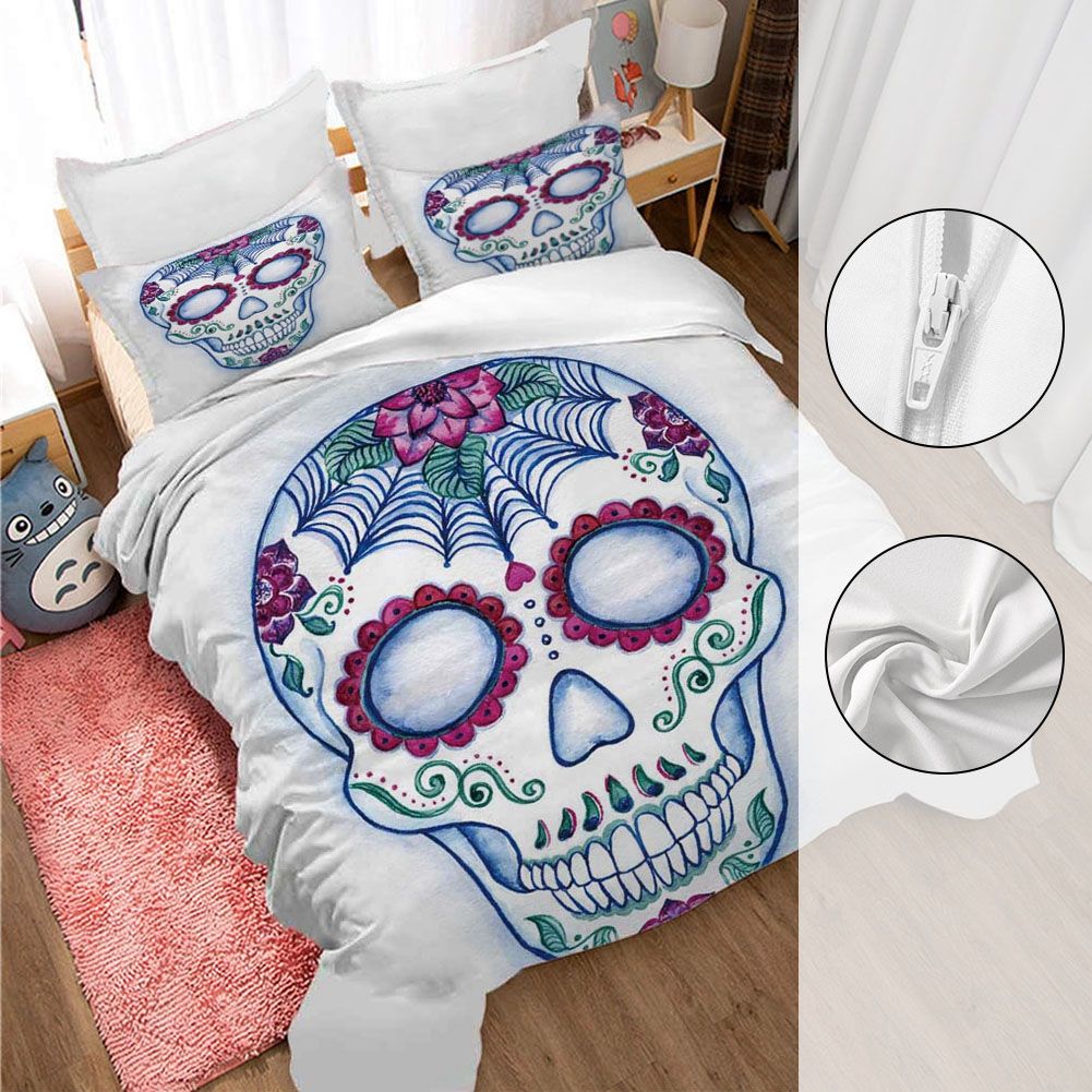 3Pcs/Set Distinctive Pattern Bedding Set Polyester Fiber Comfortable Quilt view 5