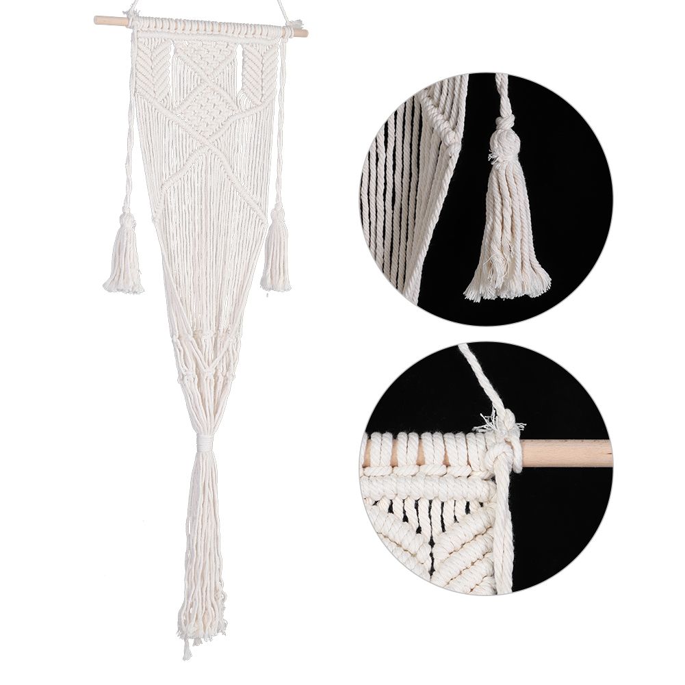 Cotton Rope Hanging Swing Hammock Chair Tassel Tapestry Decorations for Cat view 8