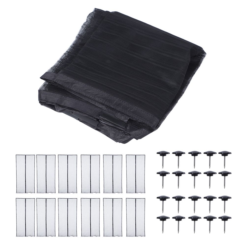 120x210cm Magnetic Polyester Black Insect Proof Door Curtain Single Anti