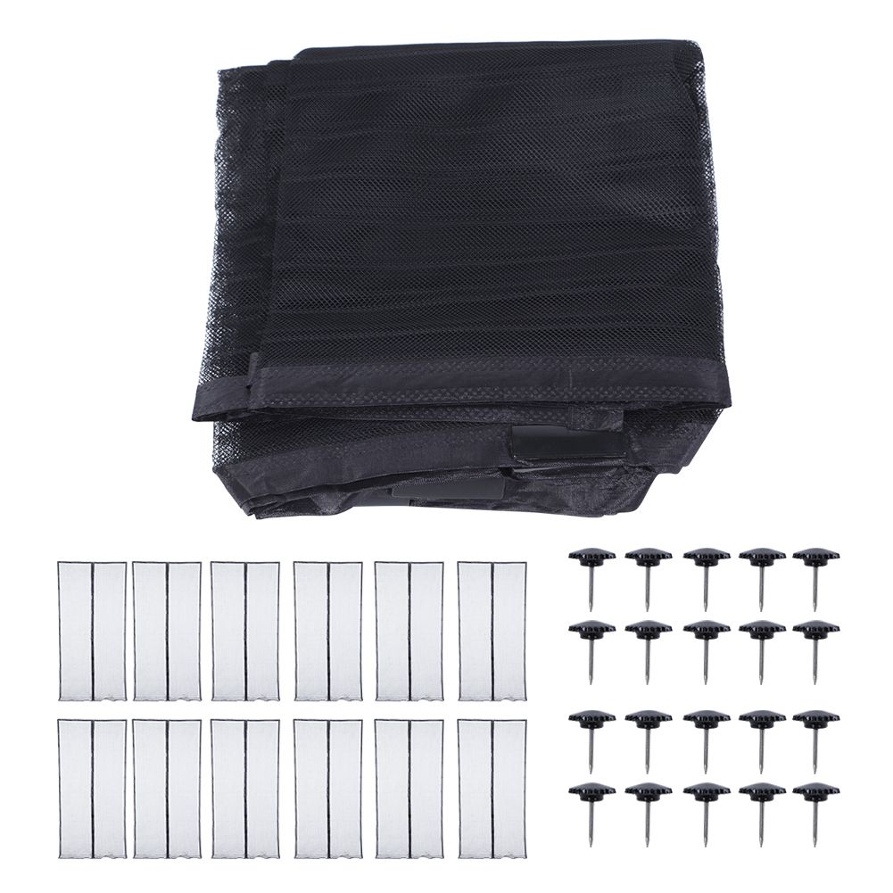 120x210cm Magnetic Polyester Black Insect Proof Door Curtain Single Anti view 2