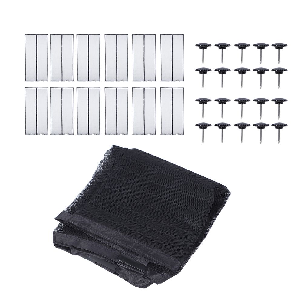 120x210cm Magnetic Polyester Black Insect Proof Door Curtain Single Anti view 8
