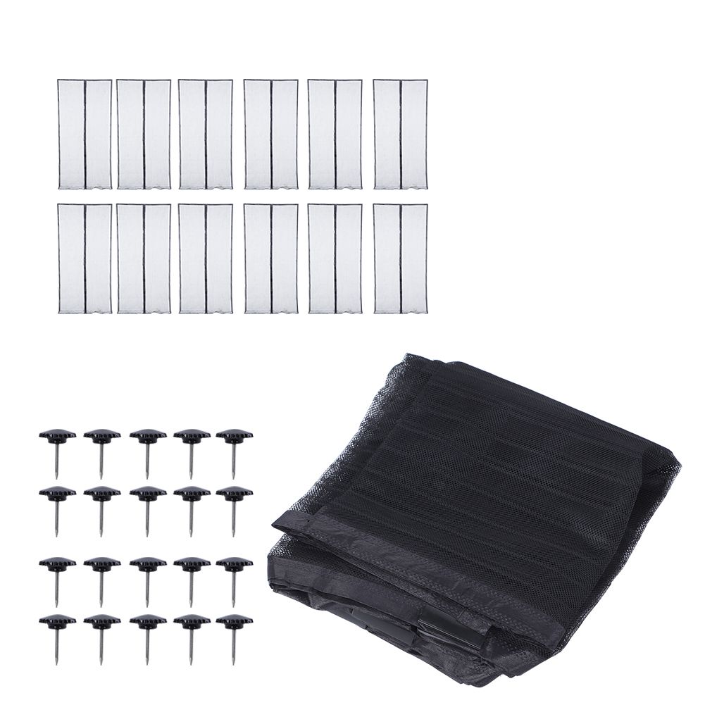 120x210cm Magnetic Polyester Black Insect Proof Door Curtain Single Anti view 9