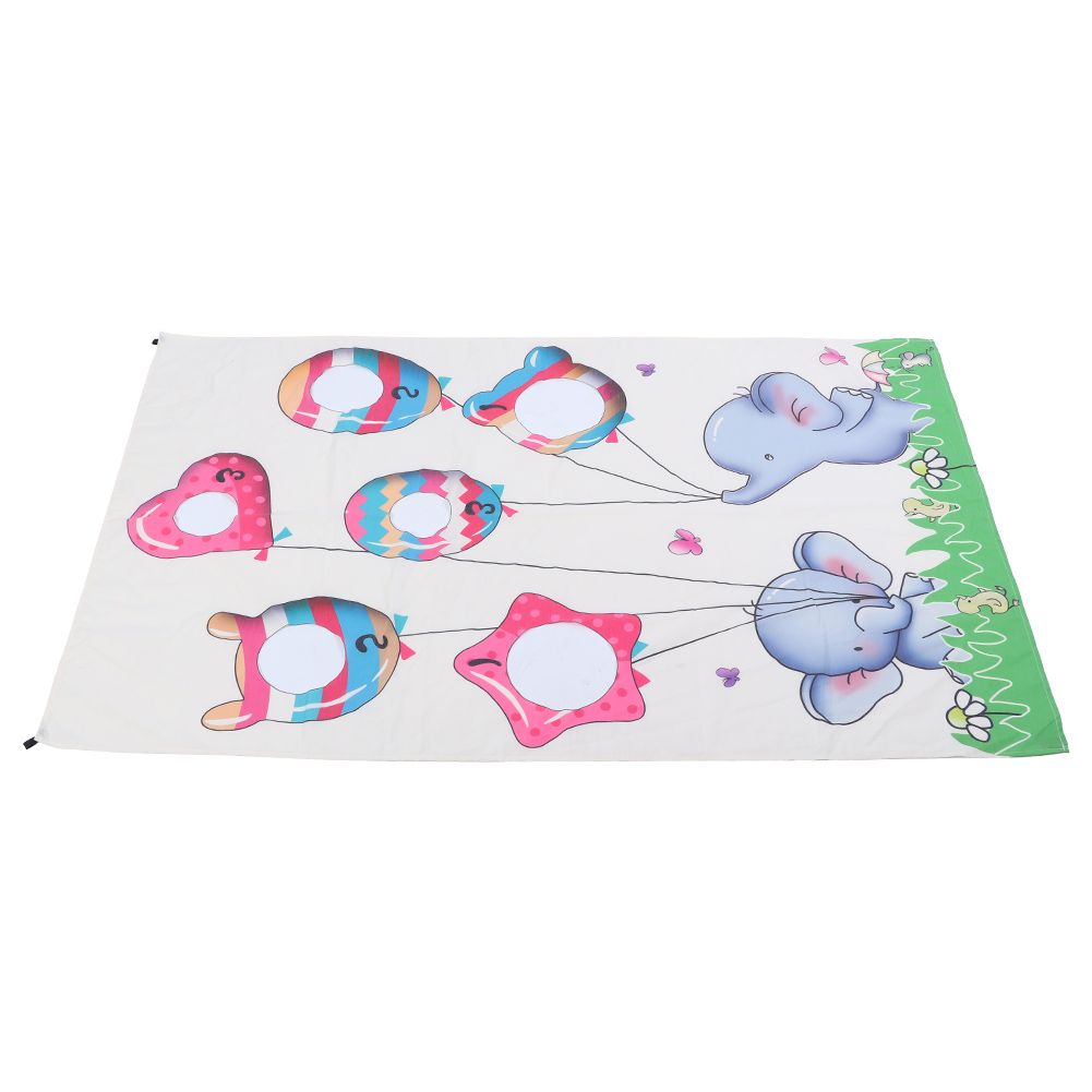 Indoor Throwing Game Set Children Sandbag Door Curtain for Children Family view 3