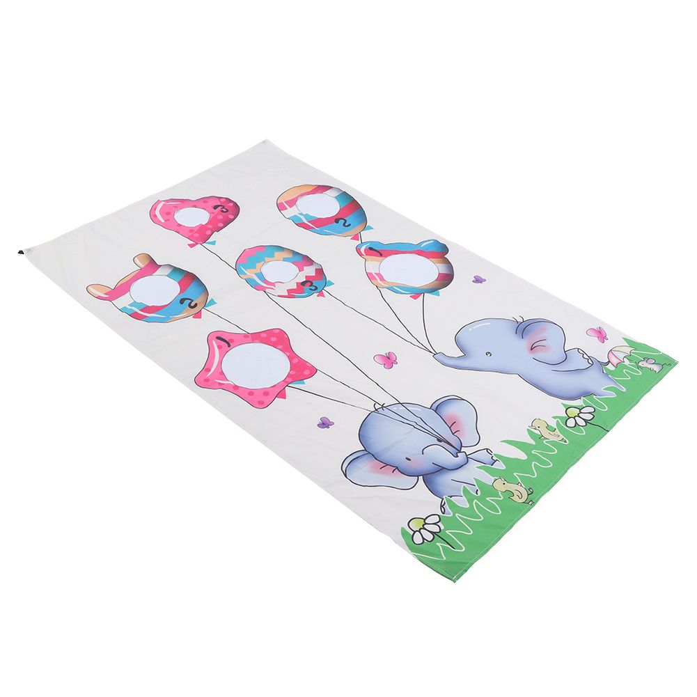 Indoor Throwing Game Set Children Sandbag Door Curtain for Children Family view 4