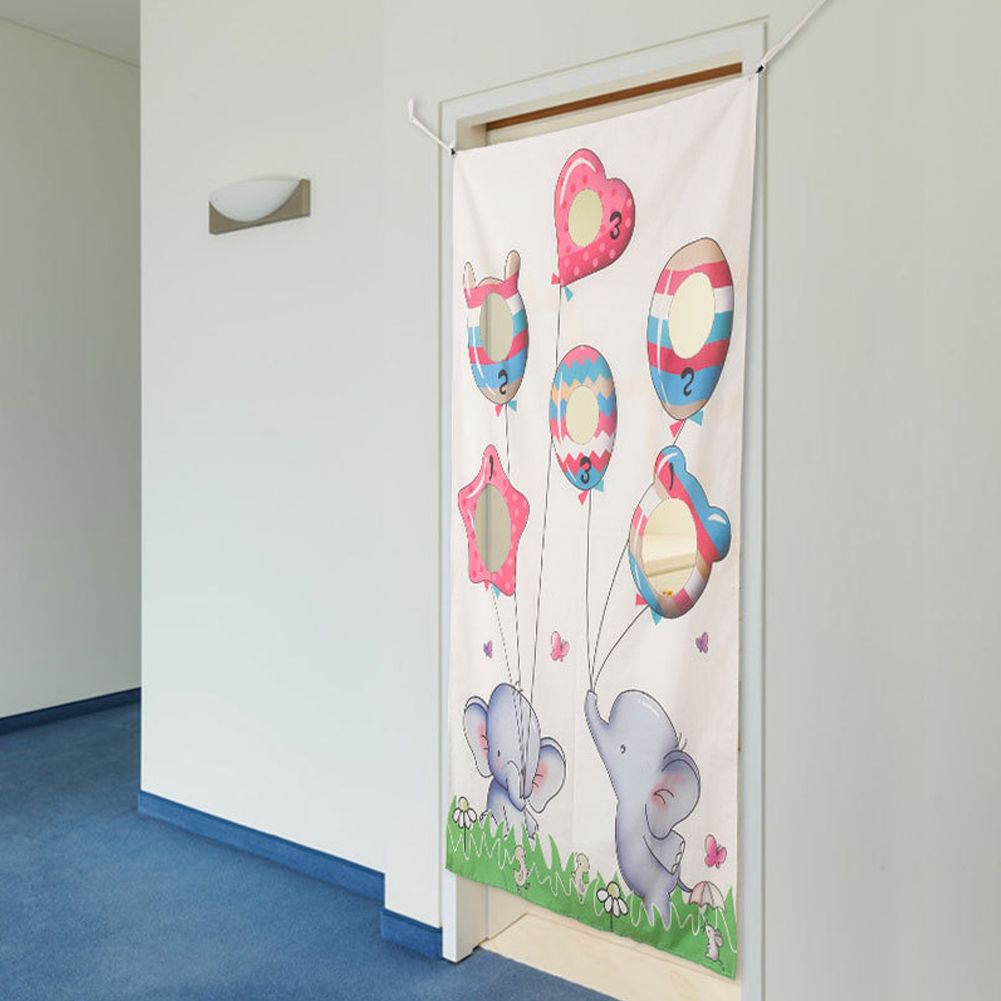 Indoor Throwing Game Set Children Sandbag Door Curtain for Children Family view 9