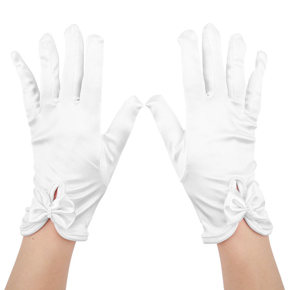 Cute Girls Princess Dress Up Gloves Mittens Cosplay Party Costumes Accessories view 4