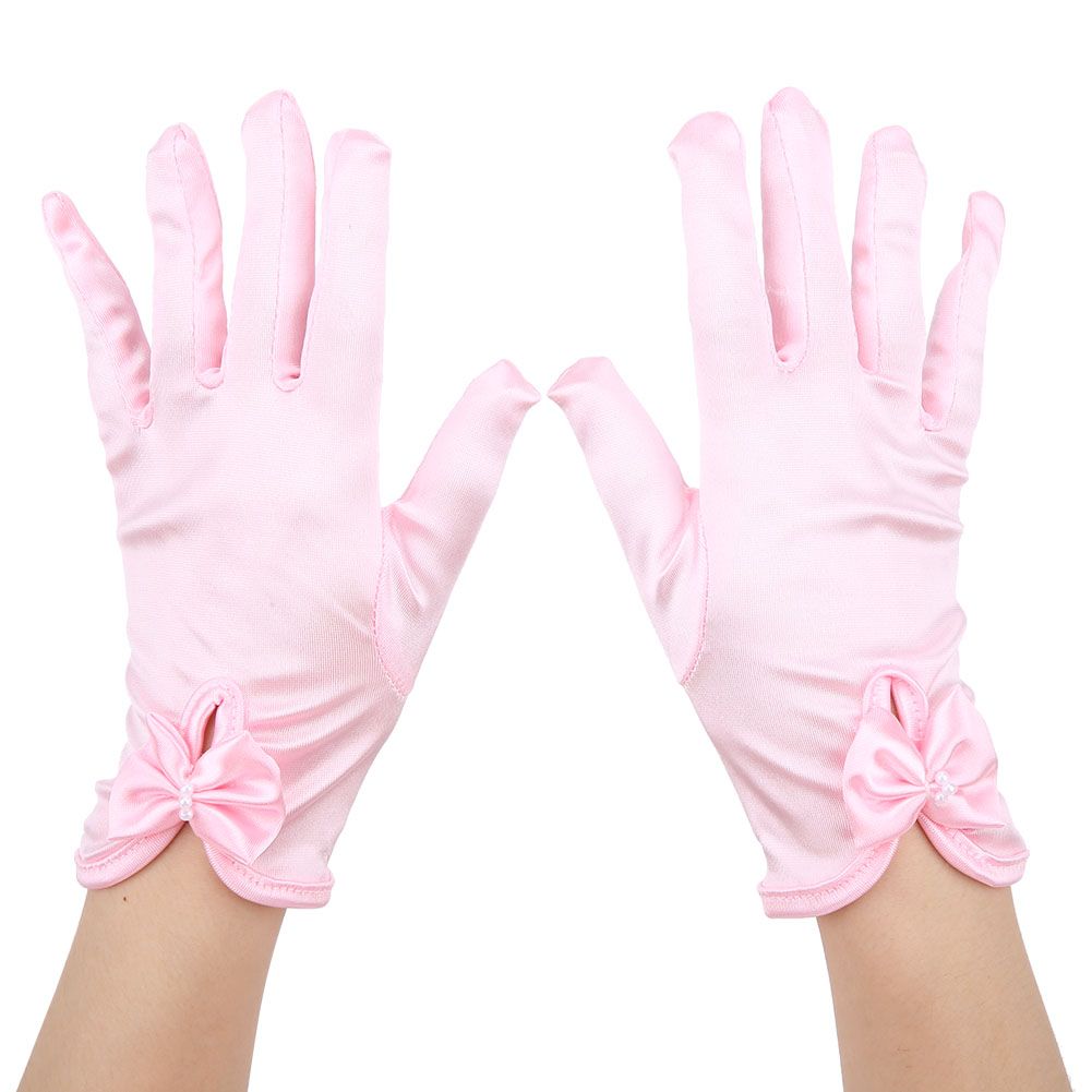 Cute Girls Princess Dress Up Gloves Mittens Cosplay Party Costumes Accessories view 4