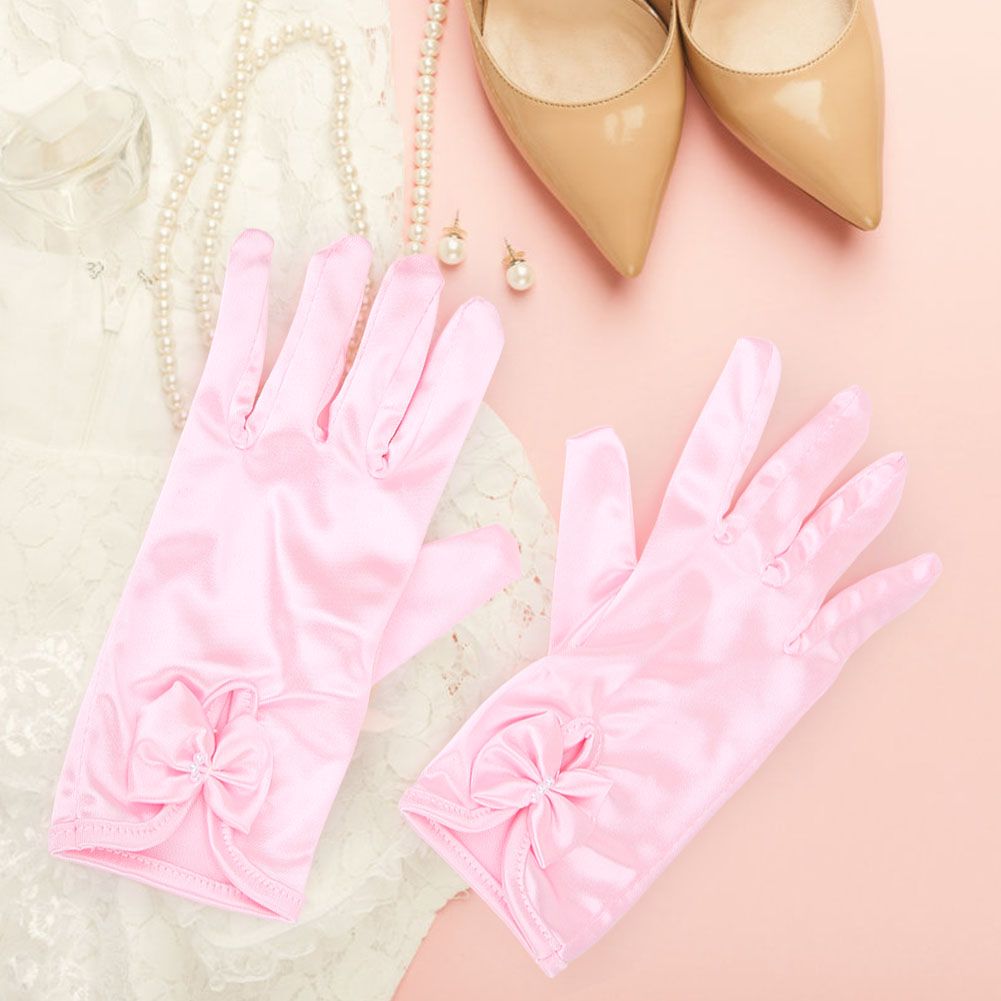 Cute Girls Princess Dress Up Gloves Mittens Cosplay Party Costumes Accessories view 8