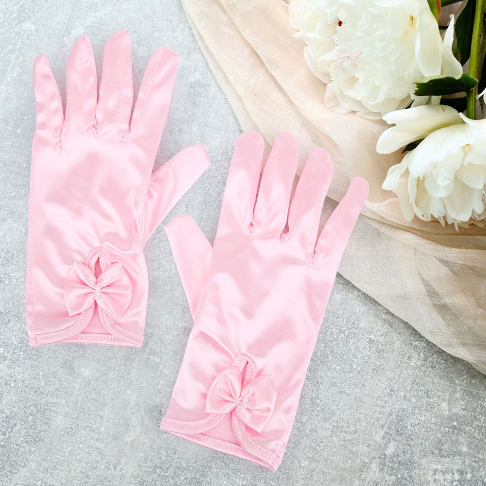 Cute Girls Princess Dress Up Gloves Mittens Cosplay Party Costumes Accessories view 9