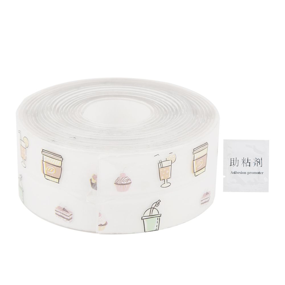 3.8cmx3.2m PVC Stylish Kitchen Bathroom Gaps Strip Waterproof MildewProof view 2