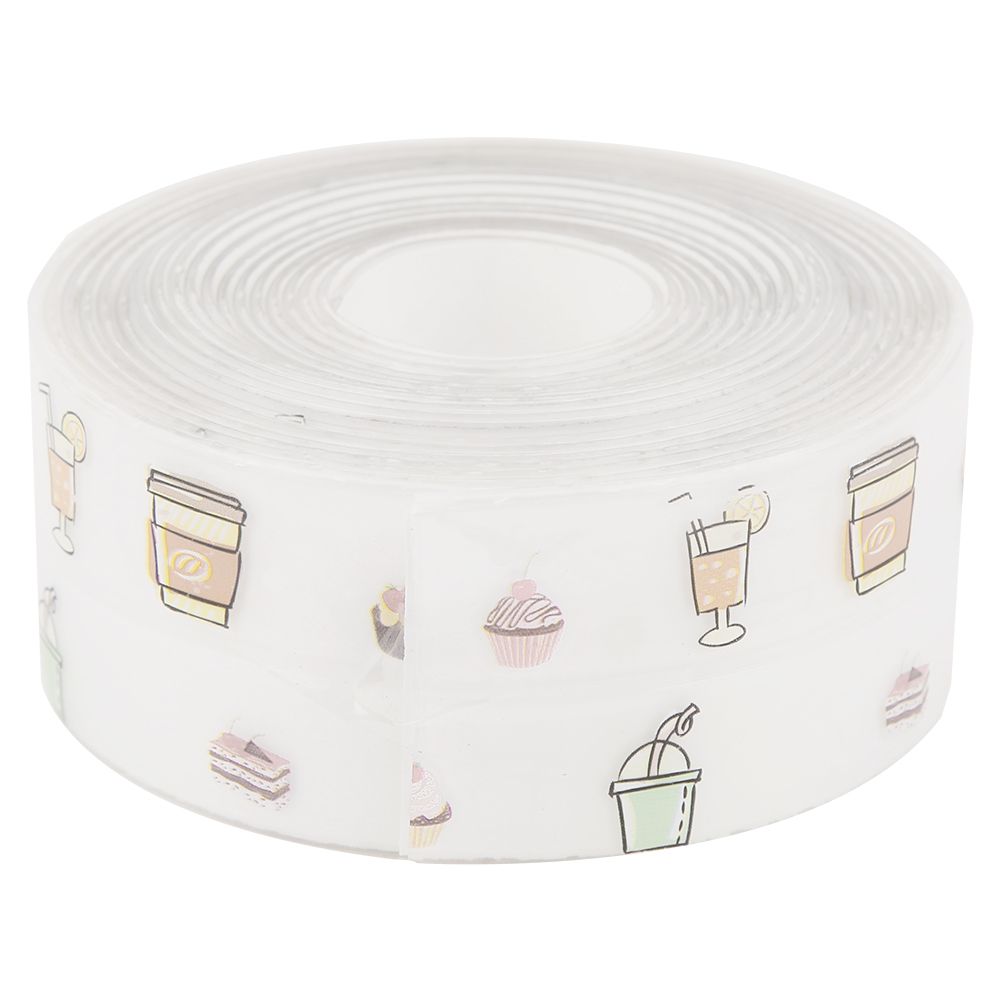 3.8cmx3.2m PVC Stylish Kitchen Bathroom Gaps Strip Waterproof MildewProof view 5