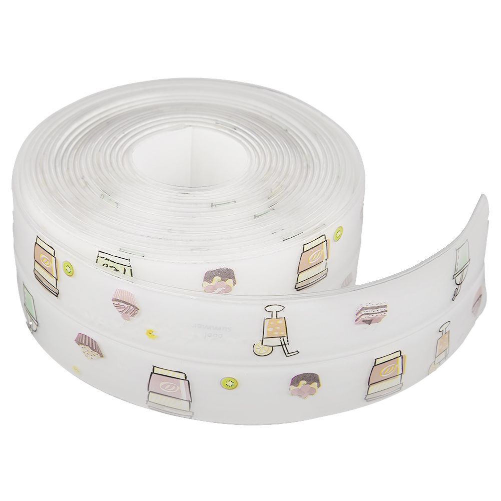 3.8cmx3.2m PVC Stylish Kitchen Bathroom Gaps Strip Waterproof MildewProof view 7