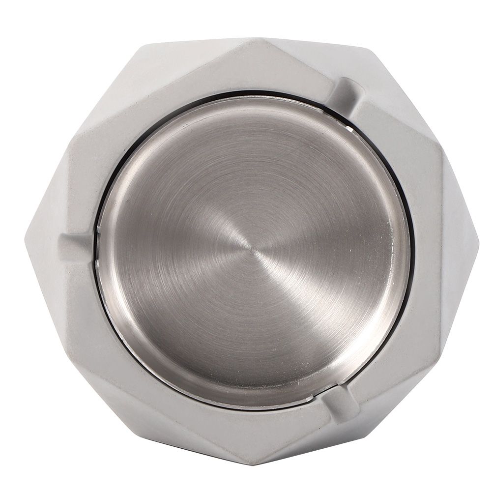 Nordic Style Geometric Cement Ashtray Cigarette Ashes Tray Holder for Home view 5