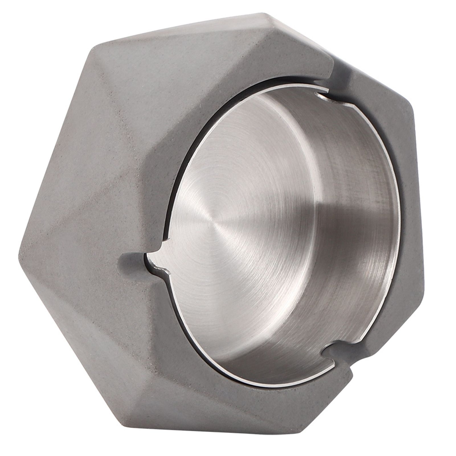 Nordic Style Geometric Cement Ashtray Cigarette Ashes Tray Holder for Home