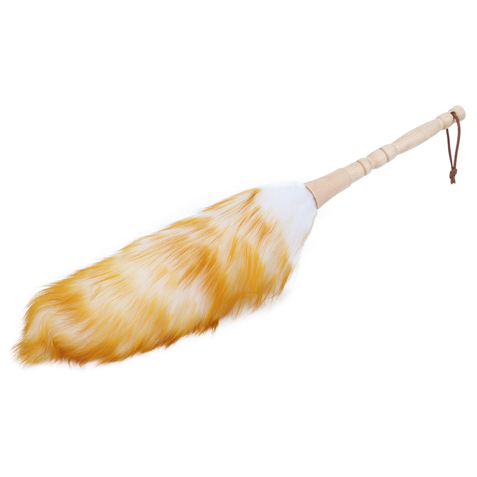 AntiStatic Soft Wool Duster Dust Cleaner with Wooden Handle Household view 2
