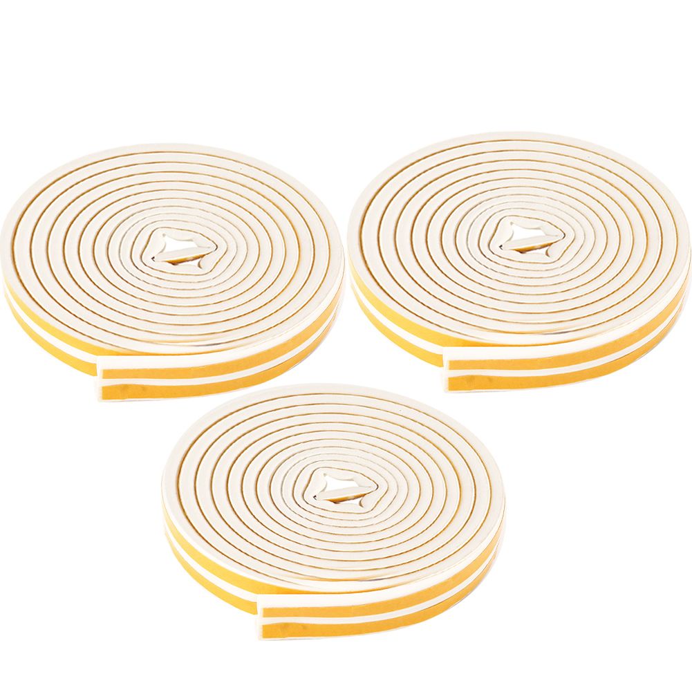3Pcs 5m Window Door Weather Stripping Soundproof Self Adhesive Sealing Strip view 2