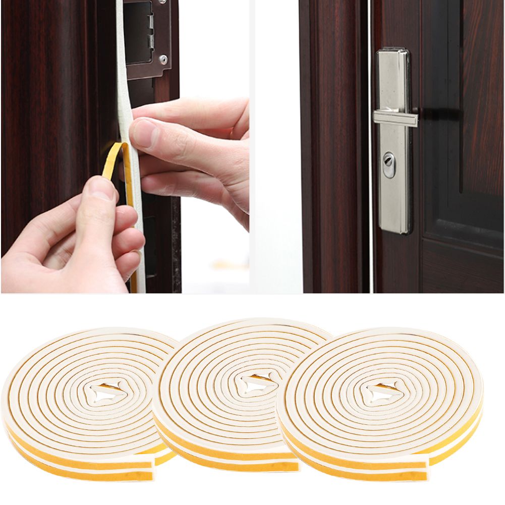 3Pcs 5m Window Door Weather Stripping Soundproof Self Adhesive Sealing Strip view 10