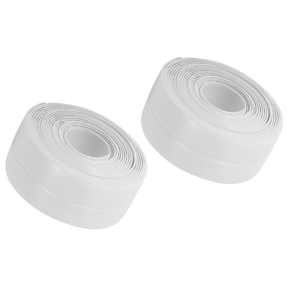 2Pcs Waterproof MoldProof PVC Kitchen Bathroom Wall Sealing Strip Tape 38mm x view 5
