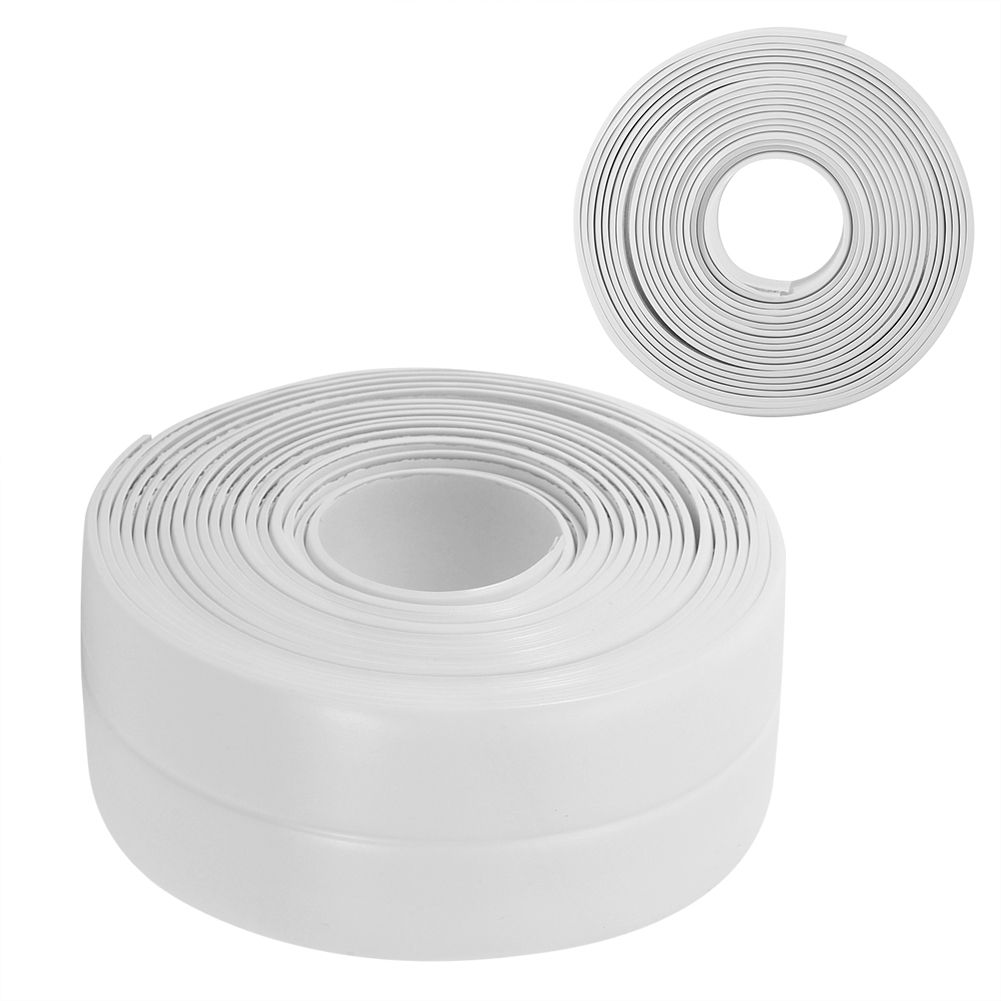 2Pcs Waterproof MoldProof PVC Kitchen Bathroom Wall Sealing Strip Tape 38mm x view 7