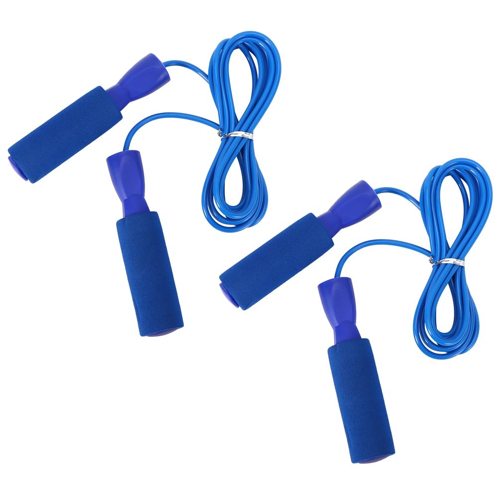 2Pcs Adjustable Speed Skipping Rope Fitness Exercise Training Tools for Adult view 2