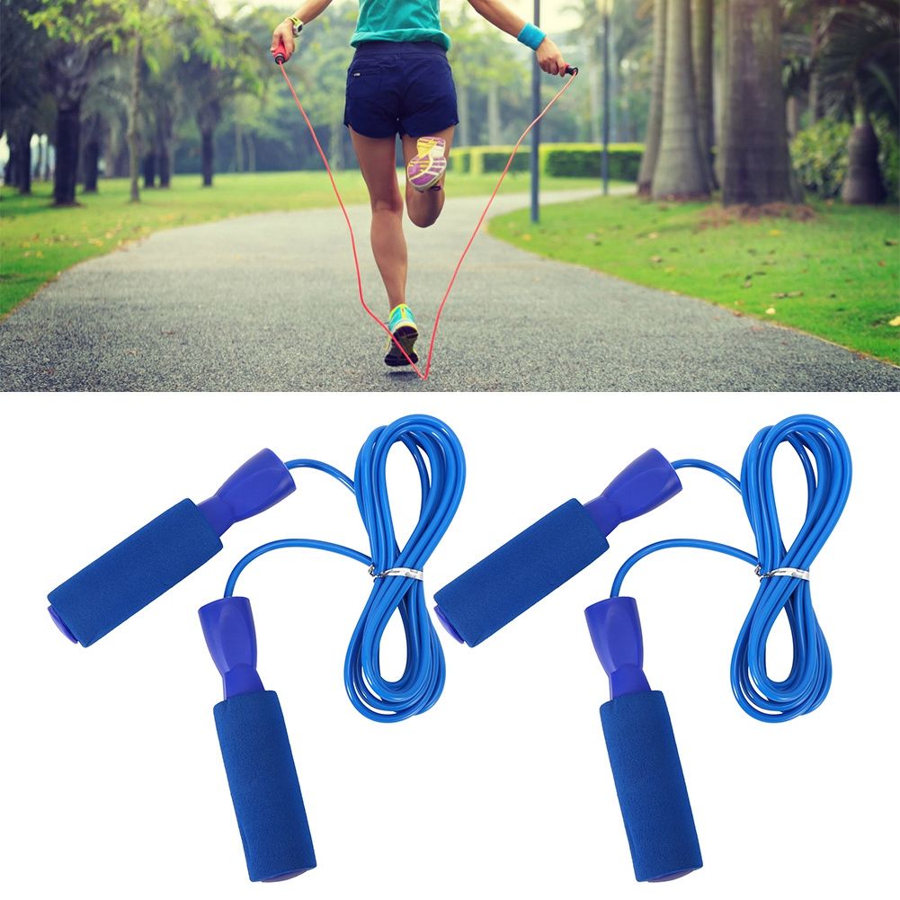 2Pcs Adjustable Speed Skipping Rope Fitness Exercise Training Tools for Adult view 10