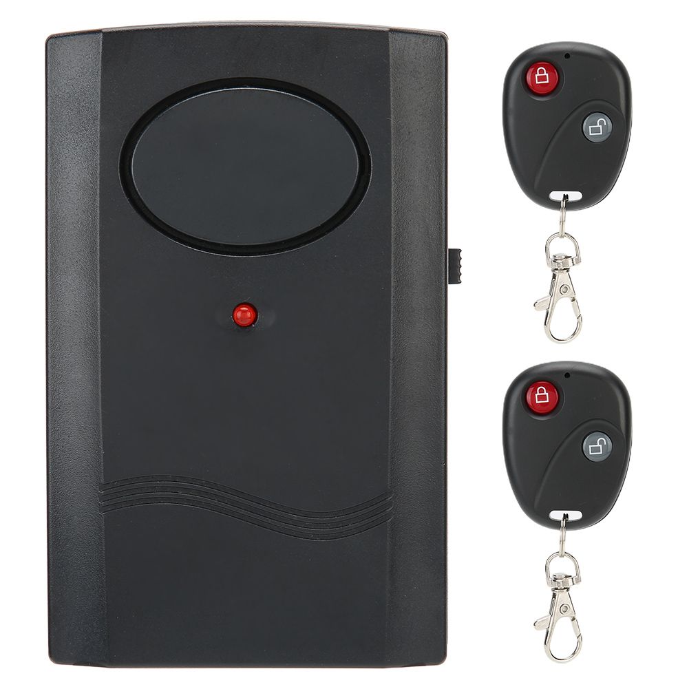 Remote Control Warning Alarm System Vibration Bicycle Door Window SecurityDual view 2
