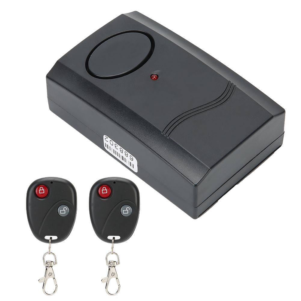 Remote Control Warning Alarm System Vibration Bicycle Door Window SecurityDual view 4