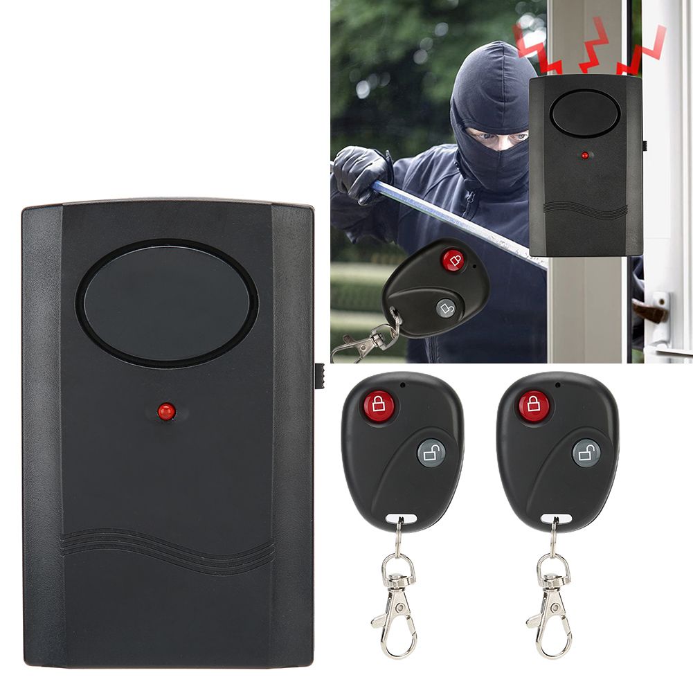 Remote Control Warning Alarm System Vibration Bicycle Door Window SecurityDual view 10