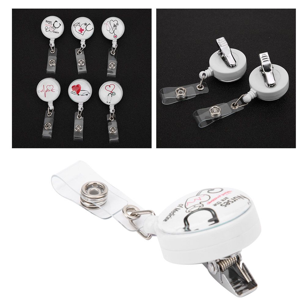 Retractable Badge Reel Clip Portable Nurse ID Name Card Badge Holders Accessory view 7