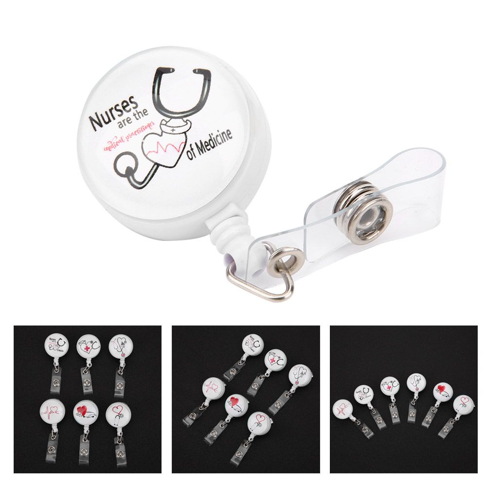 Retractable Badge Reel Clip Portable Nurse ID Name Card Badge Holders Accessory view 8