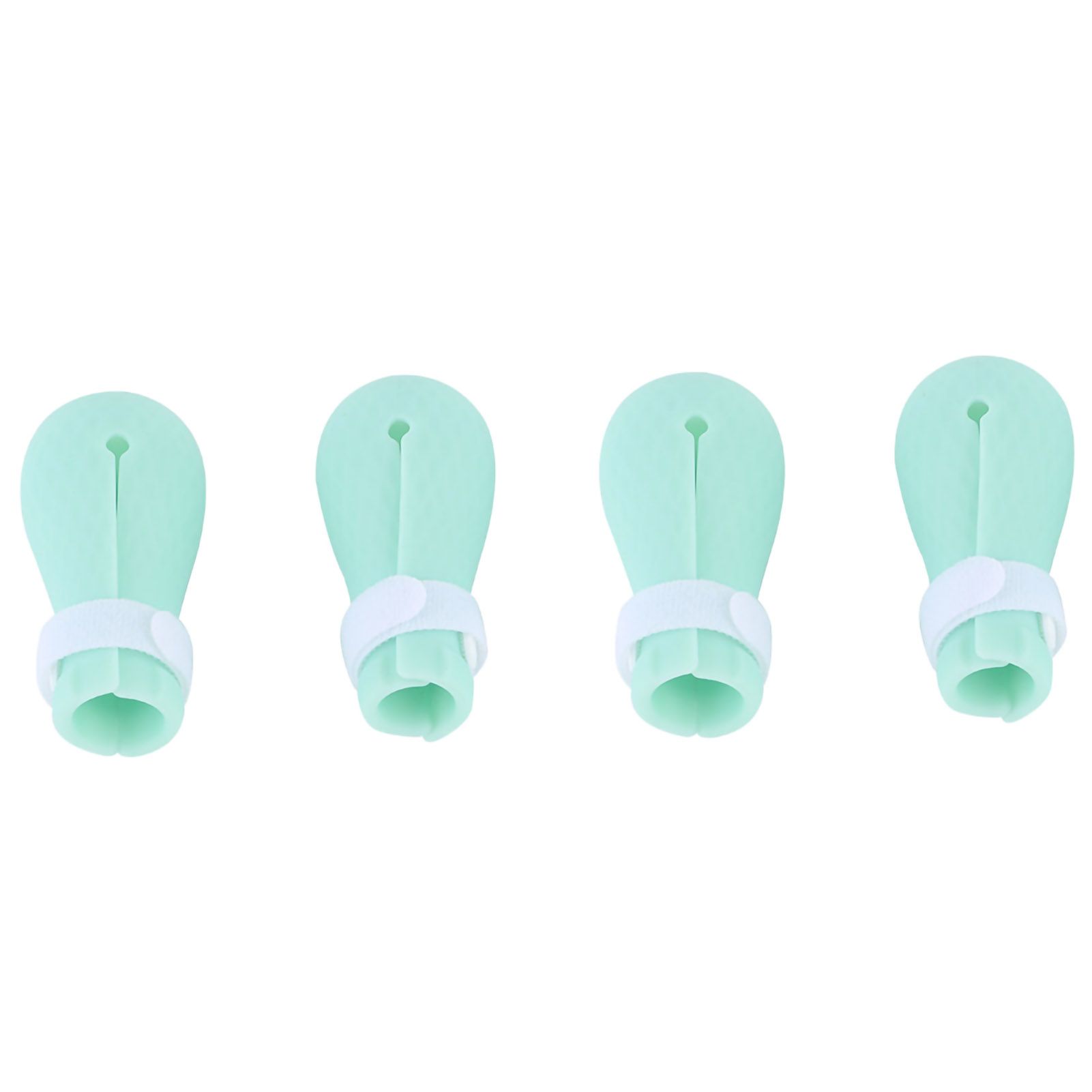 4Pcs Set Silicone AntiScratch Pet Cat Paw Protector for Bathing Barbering view 4