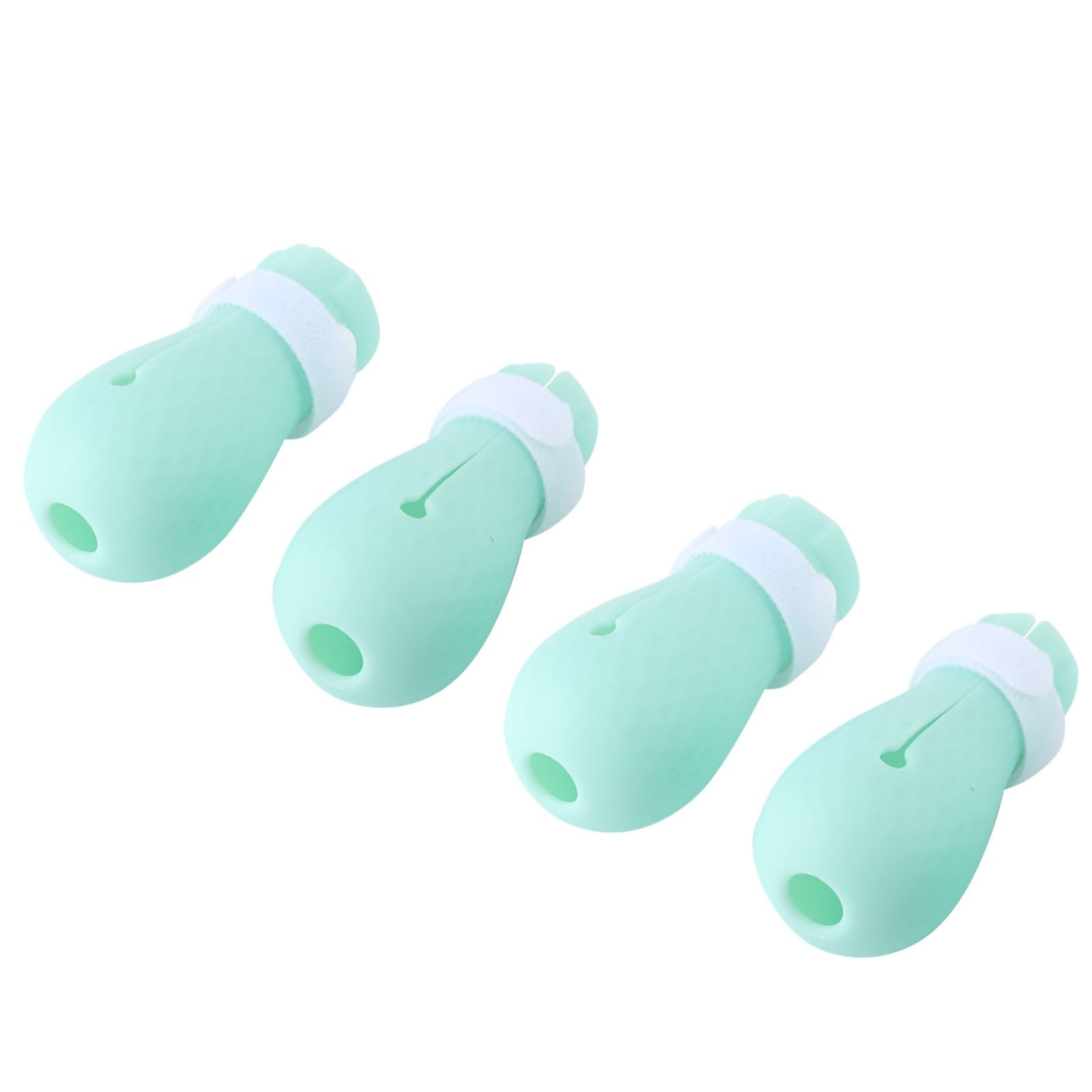 4Pcs Set Silicone AntiScratch Pet Cat Paw Protector for Bathing Barbering view 7